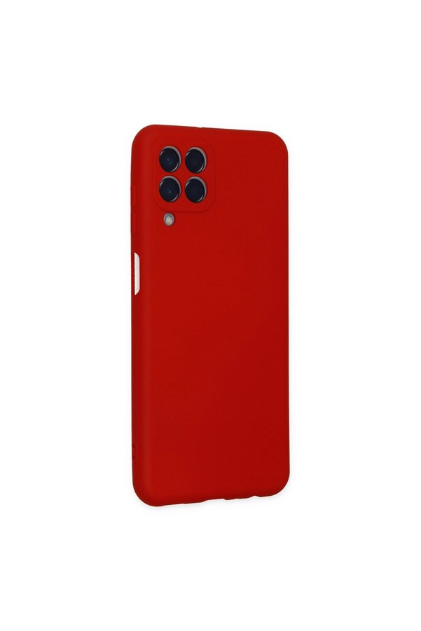 Evimdeyokyok Samsung Galaxy M33 Kılıf Nano İçi Kadife Silikon - Kırmızı