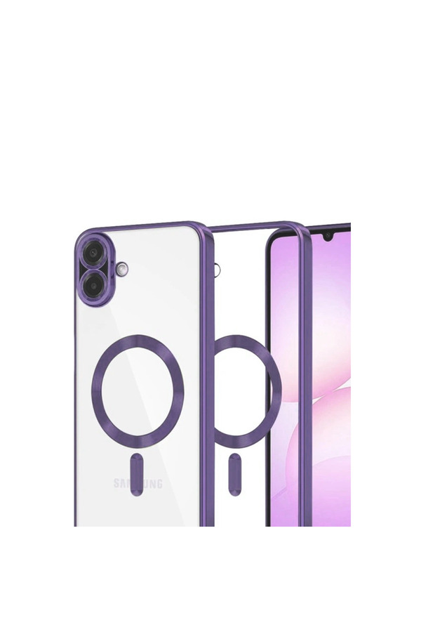 Evimdeyokyok Samsung Galaxy A07 4G Kross Magneticsafe Kapak - Mor