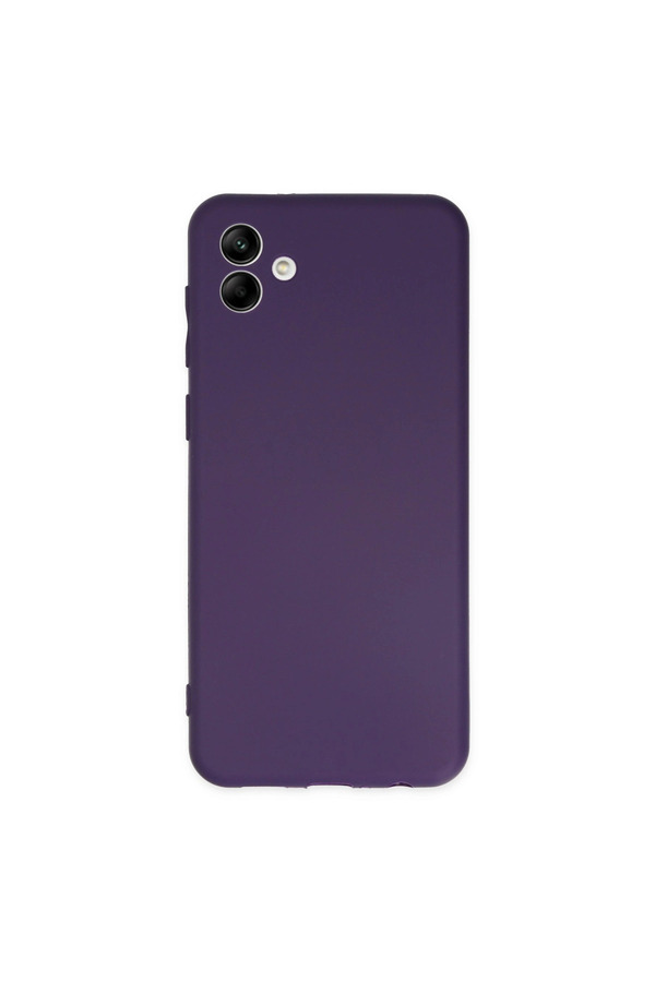 Evi̇mdeyokyok Samsung Galaxy A04 Kılıf Fi̇rst Si̇li̇kon - Mor