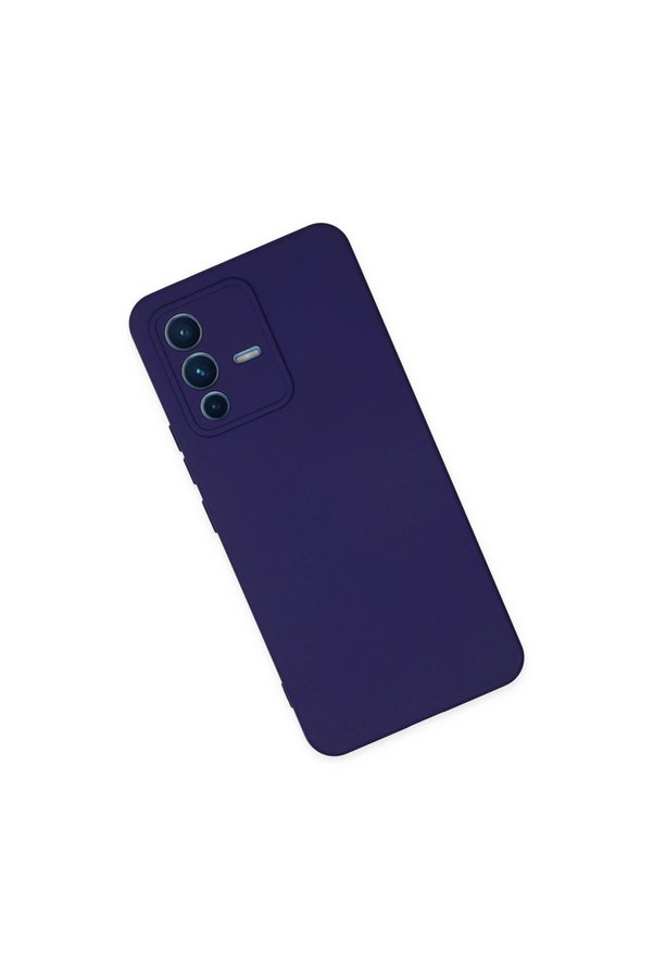 Evimdeyokyok Vivo V23 5G Kılıf Nano İçi Kadife Silikon - Mor