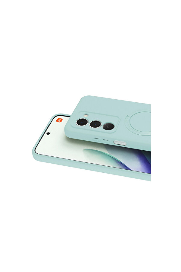 Evi̇mdeyokyok Xi̇aomi̇ Redmi̇ 15 4G Regal Magsafe Standlı Kapak - Su Yeşi̇li̇