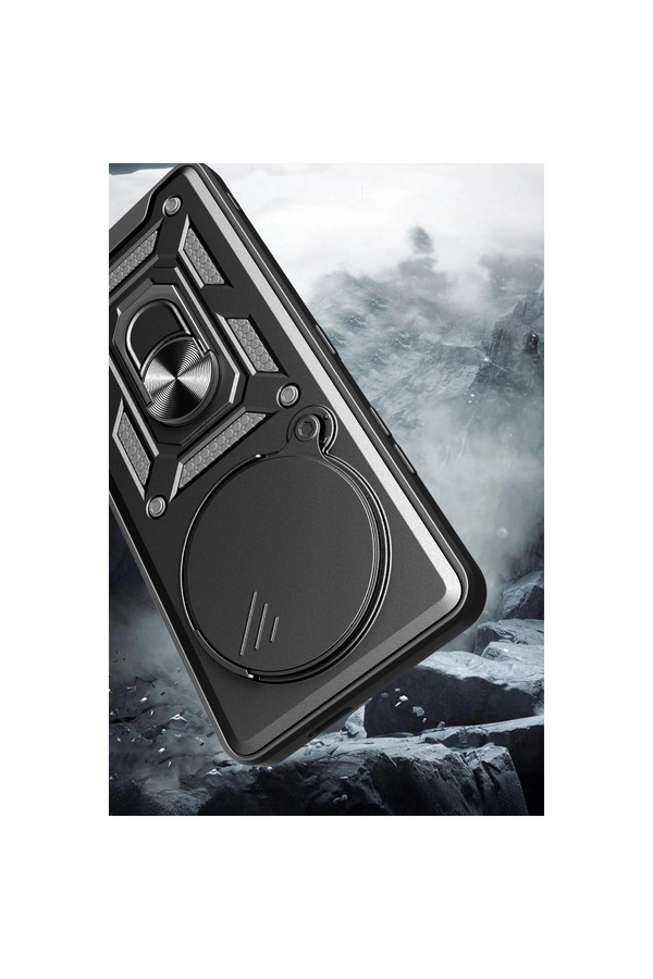 Evi̇mdeyokyok Xi̇aomi̇ Mi̇ 15 Ultra Kılıf Pars Lens Yüzüklü Si̇li̇kon - Yeşi̇l