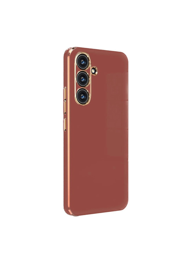 Evi̇mdeyokyok Samsung Galaxy A24 4G Kılıf Volet Si̇li̇kon - Kırmızı