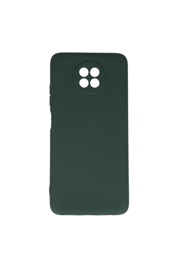 Evimdeyokyok Xiaomi Redmi Note 9 5G Kılıf Nano İçi Kadife Silikon - Koyu Yeşil
