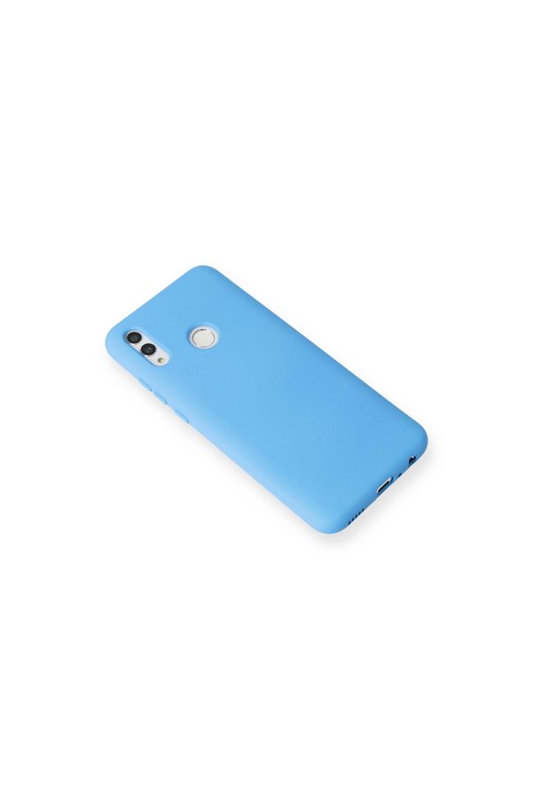 Evimdeyokyok Huawei P Smart 2019 Kılıf Nano İçi Kadife Silikon - Mavi