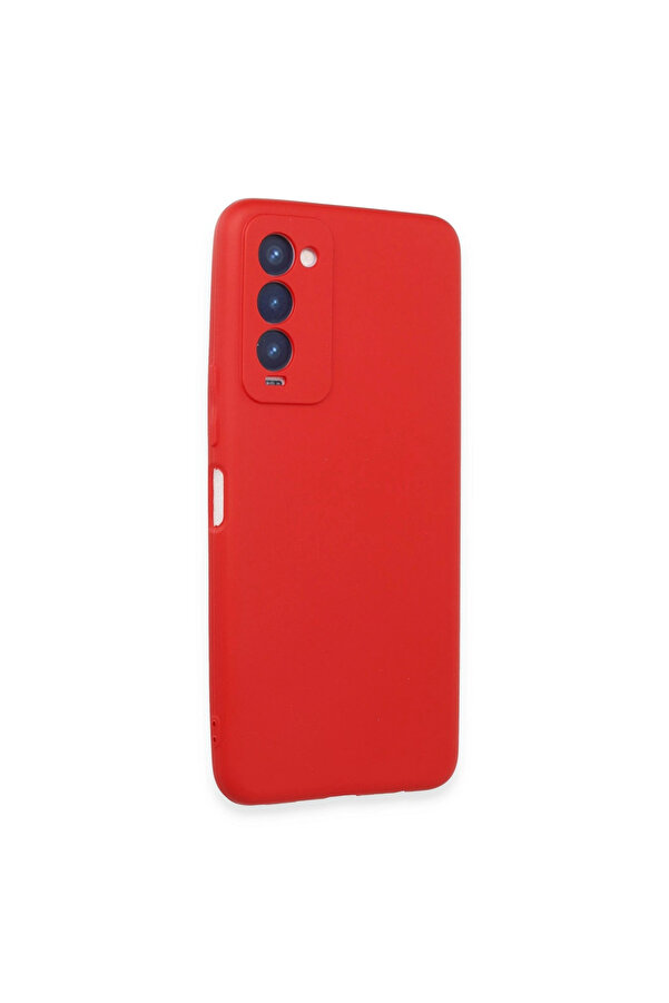 Evi̇mdeyokyok Tecno Camon 18 Kılıf Fi̇rst Si̇li̇kon - Kırmızı