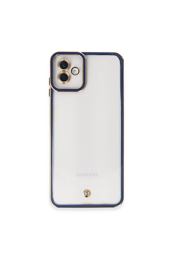 Evi̇mdeyokyok Samsung Galaxy A04 Kılıf Li̇va Lens Si̇li̇kon - Mavi̇