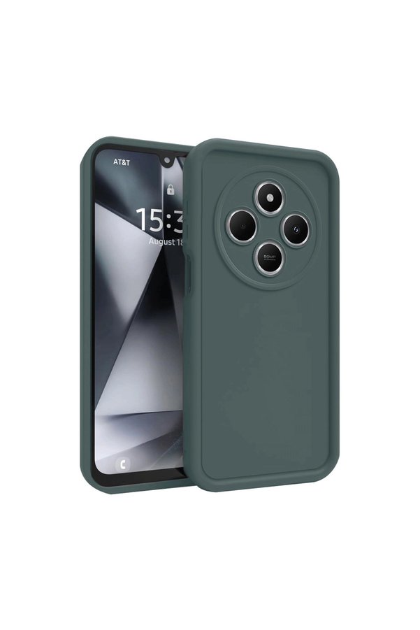 Evimdeyokyok Xiaomi Redmi 14C Kılıf Viera Silikon - Koyu Yeşil