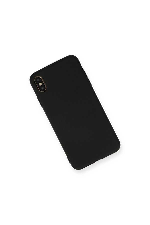 Evimdeyokyok Apple İphone Xs Max Kılıf Nano İçi Kadife Silikon - Siyah