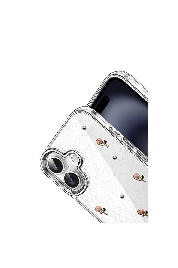 Evi̇mdeyokyok Apple İphone 17 Fi̇yonk Desenli̇ Kapak - Desen 6