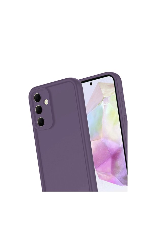 Evimdeyokyok Samsung Galaxy A16 5G Kılıf Viera Silikon - Mürdüm