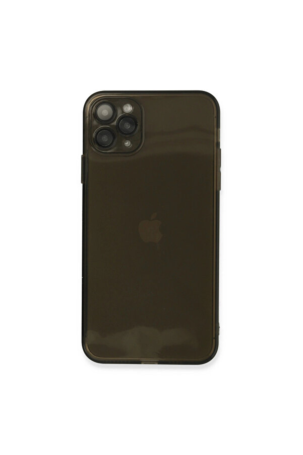 Evi̇mdeyokyok Apple İphone 11 Pro Max Kılıf Fly Lens Si̇li̇kon - Si̇yah