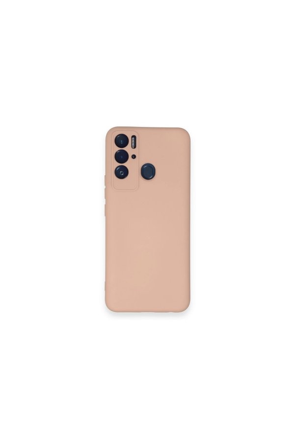 Evimdeyokyok Tecno Pova Neo Kılıf Nano İçi Kadife Silikon - Pudra