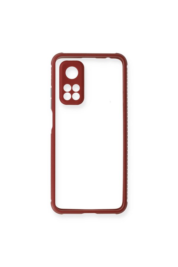 Evimdeyokyok Xiaomi Mi 10T Pro Kılıf Miami Şeffaf Silikon - Fuşya