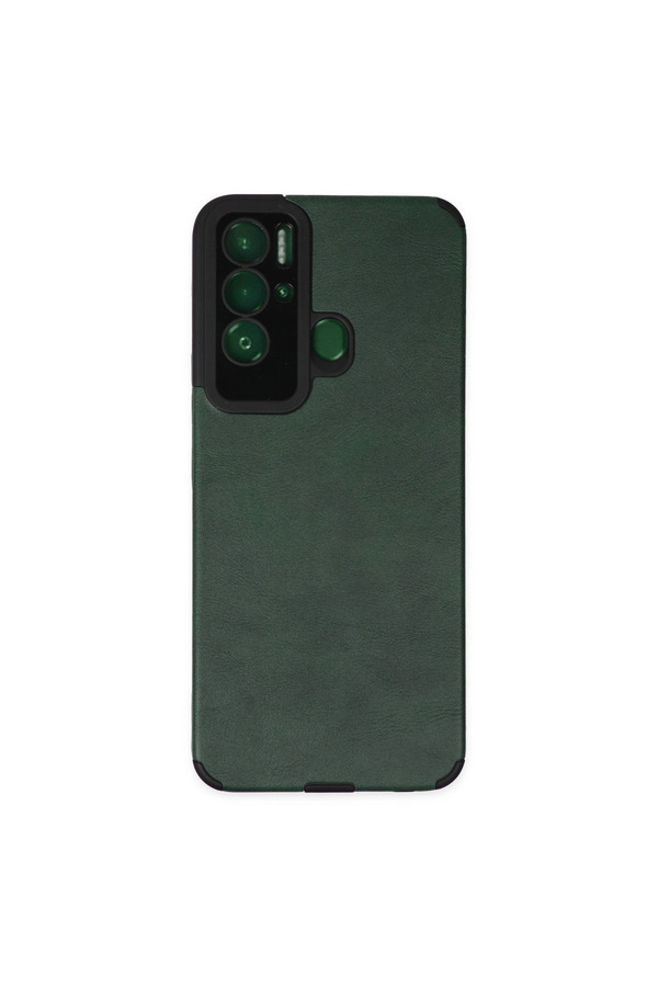 Evimdeyokyok Tecno Pova Neo Kılıf Loop Deri Silikon - Yeşil