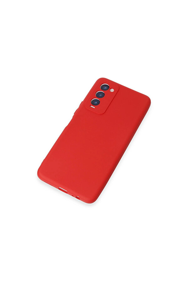 Evi̇mdeyokyok Tecno Camon 18 Kılıf Fi̇rst Si̇li̇kon - Kırmızı