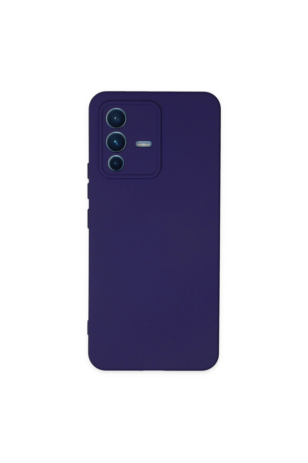 Evimdeyokyok Vivo V23 5G Kılıf Nano İçi Kadife Silikon - Mor