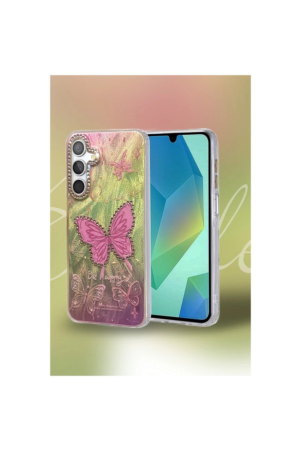 Evi̇mdeyokyok Samsung Galaxy A55 5G Kılıf Blade Aynalı Desenli̇ Kapak - Desen 2