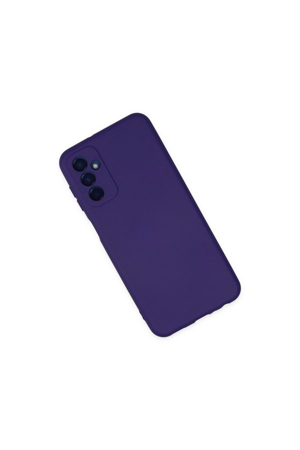 Evimdeyokyok Samsung Galaxy M23 Kılıf Nano İçi Kadife Silikon - Mor