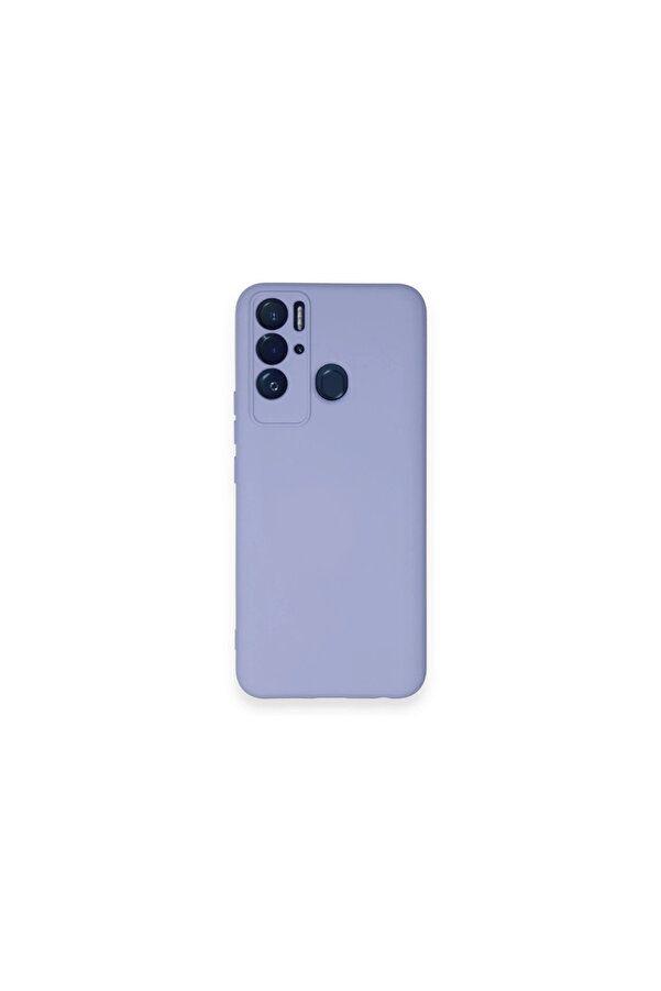 Evi̇mdeyokyok Tecno Pova Neo Kılıf Nano İçi̇ Kadi̇fe Si̇li̇kon - Li̇la
