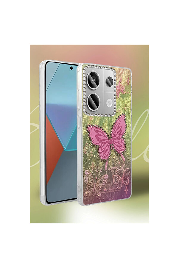 Evi̇mdeyokyok Xi̇aomi̇ Redmi̇ Note 13 Pro 4G Kılıf Blade Aynalı Desenli̇ Kapak - Desen 4