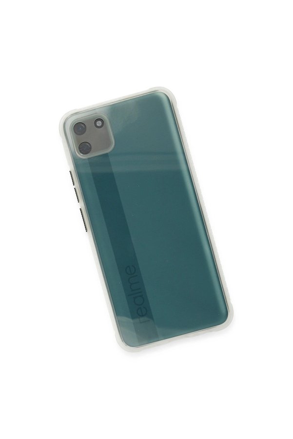 Evi̇mdeyokyok Realme C11 Kılıf Mi̇ami̇ Şeffaf Si̇li̇kon - Şeffaf