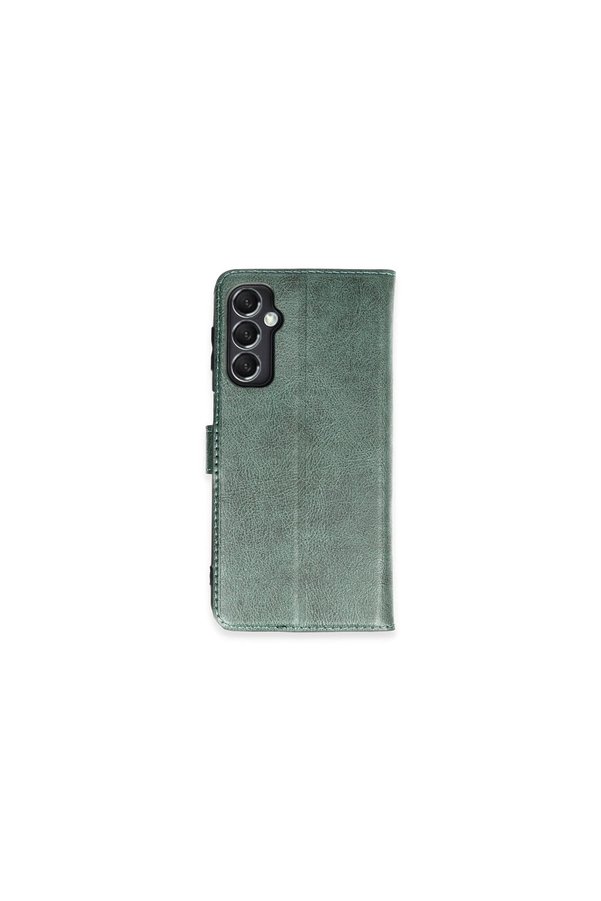 Evimdeyokyok Samsung Galaxy M34 5G Kılıf Trend S Plus Kapaklı Kılıf - Yeşil
