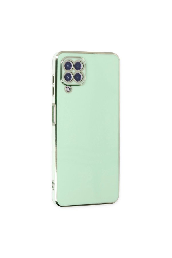 Evimdeyokyok Samsung Galaxy A22 Kılıf Volet Silikon - Açık Yeşil