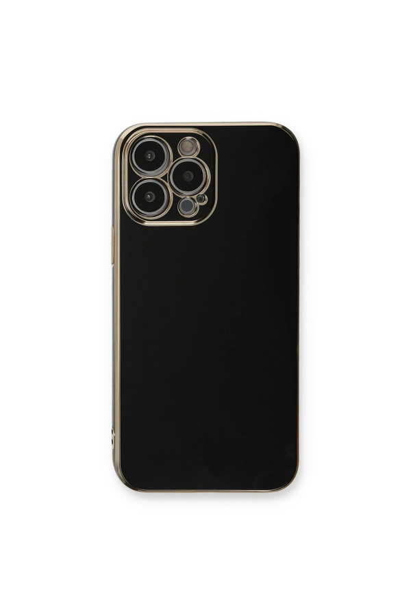 Evimdeyokyok Apple İphone 13 Pro Max Kılıf Volet Silikon - Siyah