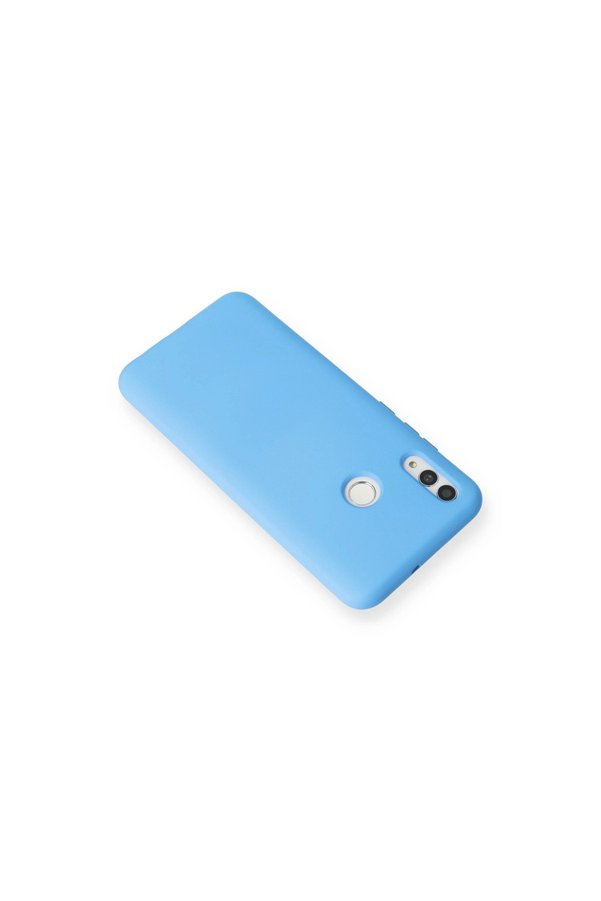 Evimdeyokyok Huawei P Smart 2019 Kılıf Nano İçi Kadife Silikon - Mavi