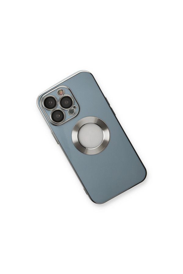 Evimdeyokyok Apple İphone 13 Pro Max Kılıf Store Silikon - Sierra Blue