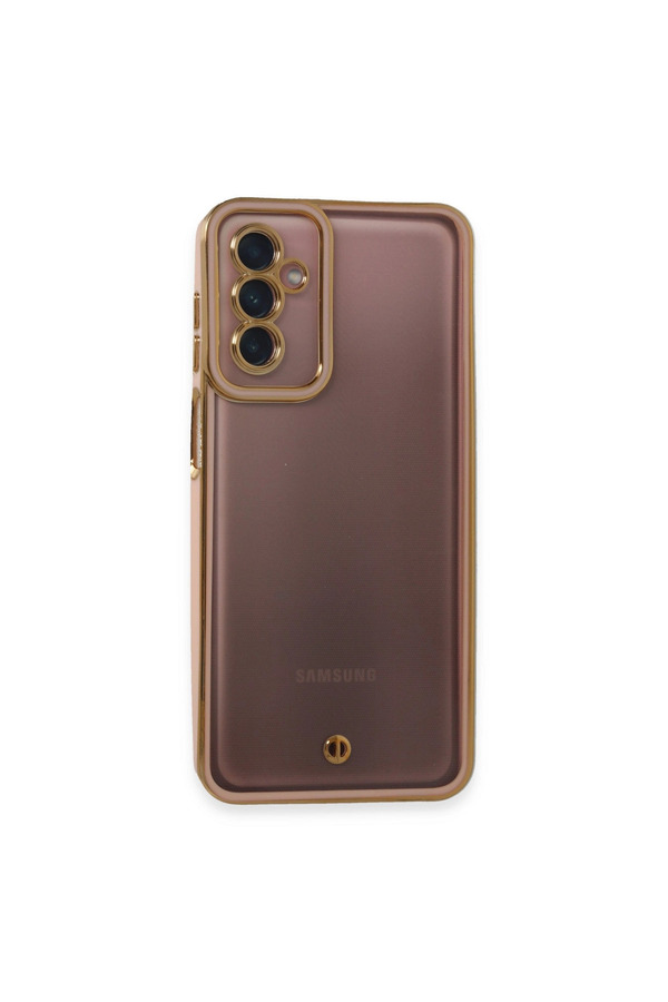 Evimdeyokyok Samsung Galaxy M23 Kılıf Liva Lens Silikon - Pudra