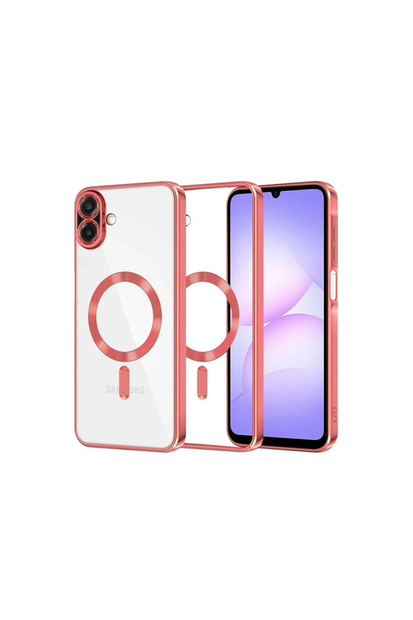 Evimdeyokyok Samsung Galaxy A07 4G Kross Magneticsafe Kapak - Kırmızı