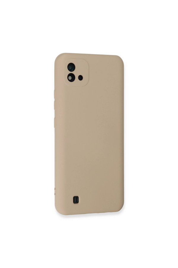 Evi̇mdeyokyok Realme C11 2021 Kılıf Nano İçi̇ Kadi̇fe Si̇li̇kon - Pudra