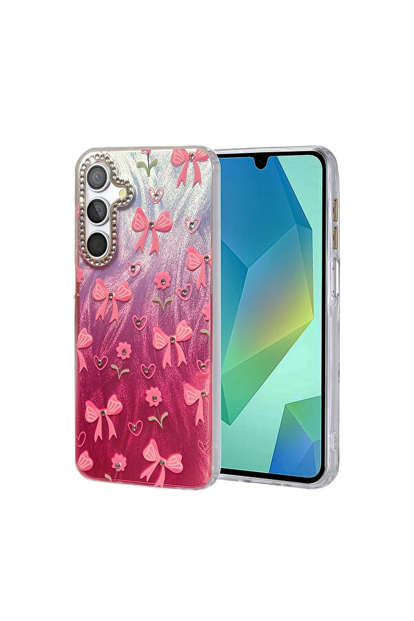 Evi̇mdeyokyok Samsung Galaxy S24 Fe Kılıf Blade Aynalı Desenli̇ Kapak - Desen 3