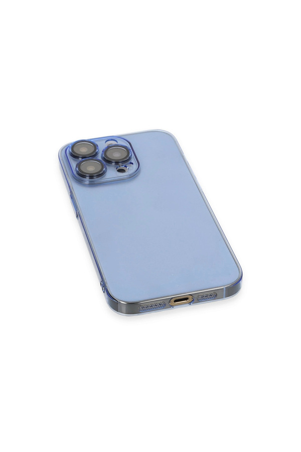 Evimdeyokyok Apple İphone 14 Pro Max Kılıf Armada Lensli Kapak - Sierra Blue