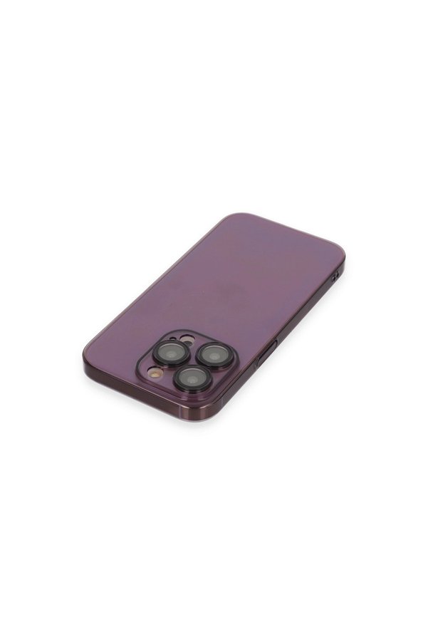 Evimdeyokyok Apple İphone 14 Pro Kılıf Armada Lensli Kapak - Derin Mor
