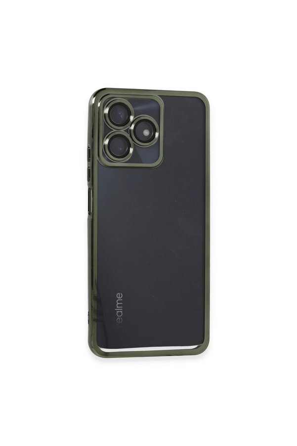 Evimdeyokyok Realme C53 Kılıf Razer Lensli Silikon - Yeşil