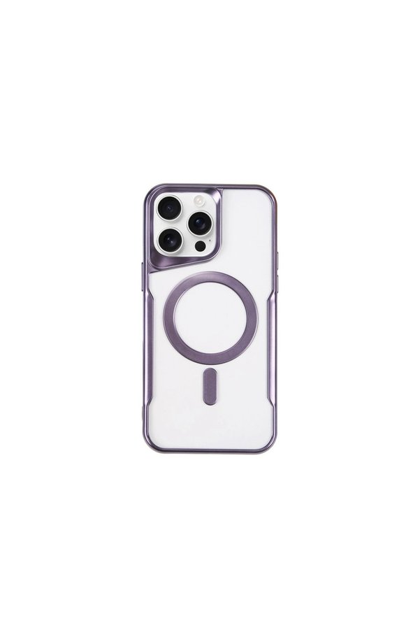 Evimdeyokyok Apple İphone 11 Pro Max Kılıf Boyi Magsafe Silikon Kapak - Derin Mor