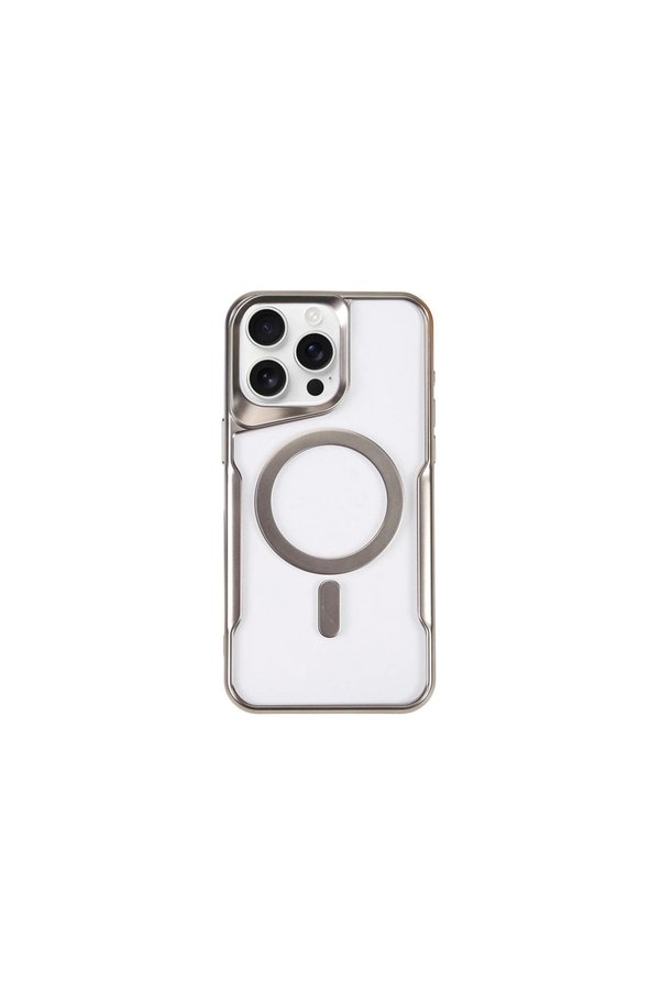 Evimdeyokyok Apple İphone 11 Pro Max Kılıf Boyi Magsafe Silikon Kapak - Gümüş
