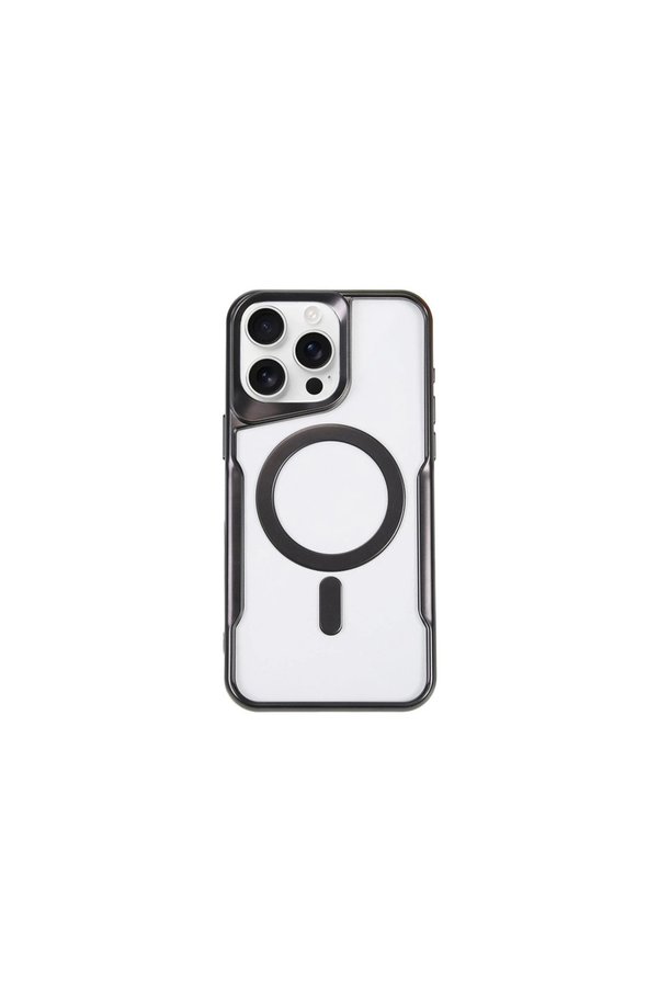 Evimdeyokyok Apple İphone 15 Pro Max Kılıf Boyi Magsafe Silikon Kapak - Siyah