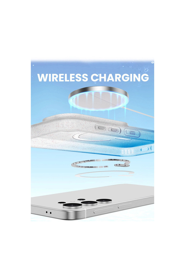 Evi̇mdeyokyok Samsung Galaxy S25 Ultra Pummel Shi̇ny Magsafe Kapak - Mor
