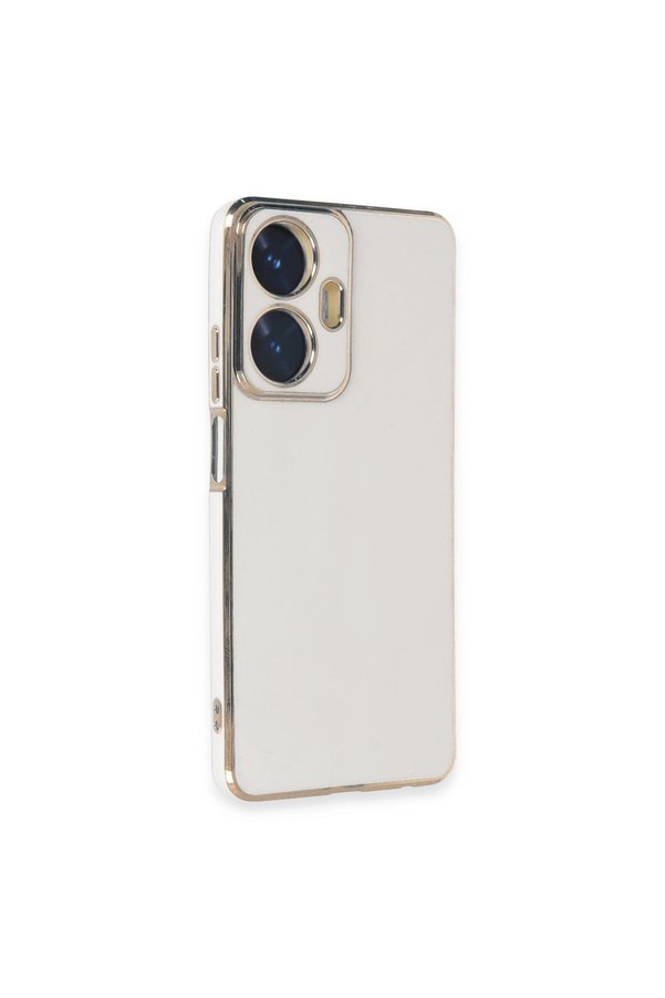 Evi̇mdeyokyok Realme C55 Kılıf Volet Si̇li̇kon - Beyaz