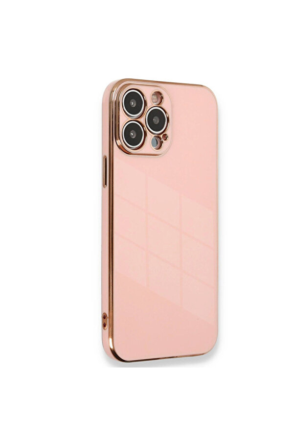 Evi̇mdeyokyok Apple İphone 15 Pro Kılıf Volet Si̇li̇kon - Pembe