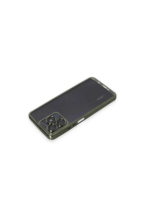 Evi̇mdeyokyok Realme C53 Kılıf Razer Lensli̇ Si̇li̇kon - Yeşi̇l
