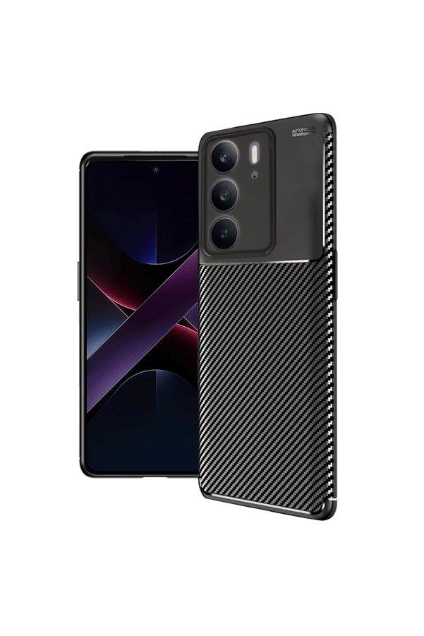 Evimdeyokyok Realme C75 4G Auto Focus Karbon Kapak - Siyah