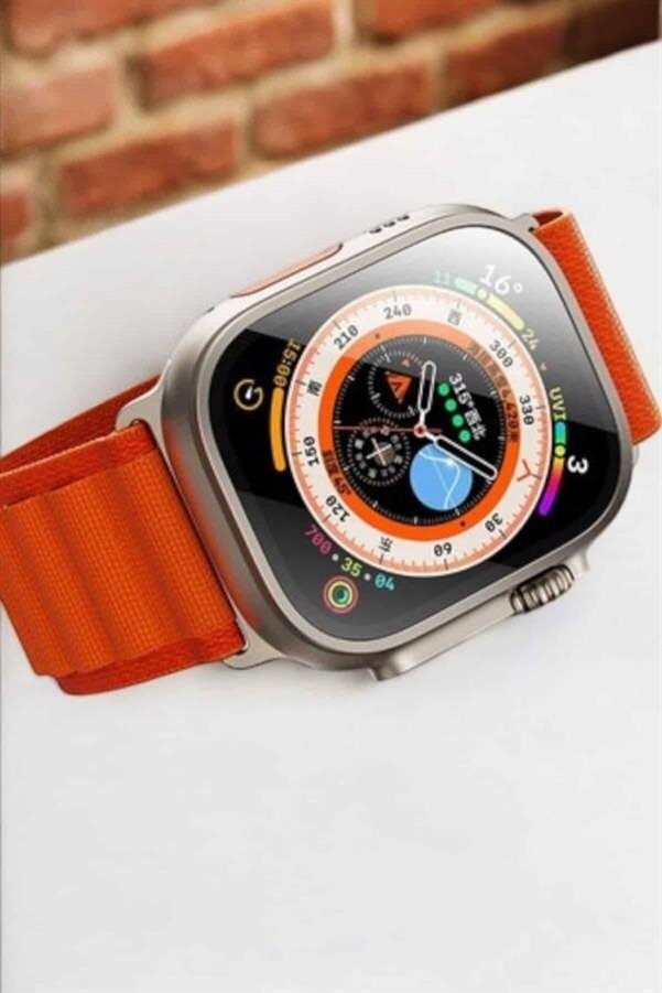Geneloem Bluetooth Bağlantılı 49Mm Dokunmatik Akıllı Saat Sağlık Ve Spor Takip Özelli - Korbx2545-52
