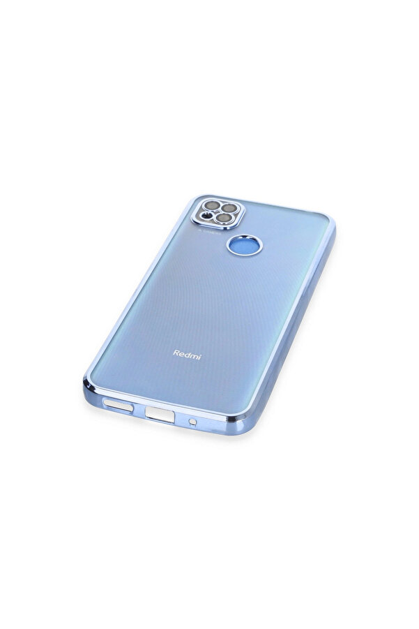 Evi̇mdeyokyok Xi̇aomi̇ Redmi̇ 9C Kılıf Razer Lensli̇ Si̇li̇kon - Açık Mavi̇