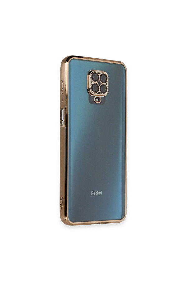 Evi̇mdeyokyok Xi̇aomi̇ Redmi̇ Note 9 Pro Kılıf Razer Lensli̇ Si̇li̇kon - Gold