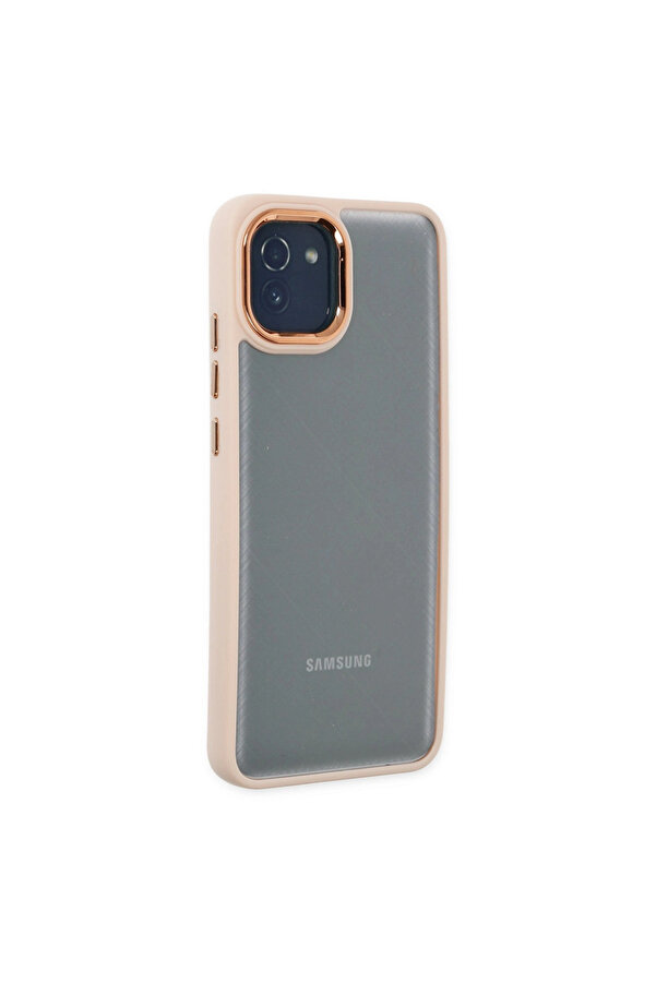 Evi̇mdeyokyok Samsung Galaxy A03 Kılıf Dora Kapak - Pudra
